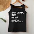 2Nd Grade Boy Definition Funny Back To School Student Women Tank Top Weekend Graphic Personalized Gifts