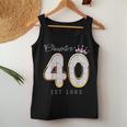 40Th Birthday Decorations Chapter 40 Est 1983 For Women Tank Top Funny Gifts