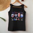 4Th Of July Wine Glasses Independence Day American Flag Women Tank Top Unique Gifts