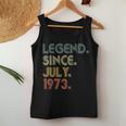 50 Years Old Gifts Legend Since July 1973 50Th Birthday Men Women Tank Top Weekend Graphic Funny Gifts