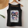 Air Force Wife Messy Bun Sunglasses Military Valentine Day Women Tank Top Unique Gifts
