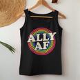 Ally Af Gay Pride Month Lgbt Rainbow Women Tank Top Unique Gifts