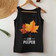 Autumn Fall Color Leaf Peeper Autumn Peeping Fall Retro Cute Women Tank Top Personalized Gifts