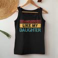 Awesome Like My Daughter Vintage Father Day Mom Dad Women Tank Top Funny Gifts