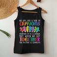 Back To School Teacher We Are Like A Box Of Crayons Women Tank Top Unique Gifts
