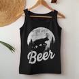 Bear Deer Beer Day Drinking Adult Humor Women Tank Top Unique Gifts