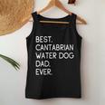 Best Cantabrian Water Dog Dad Ever Perro De Agua Cantábrico Women Tank Top Unique Gifts