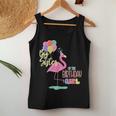 Big Sister Of The Birthday Girl Flamingo Matching Family Women Tank Top Unique Gifts