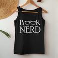 Book Nerd Reading Bookworm Librarian Teacher Men Women Kids For Teacher Women Tank Top Unique Gifts