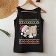 Bulldog Dog-Ugly Christmas-Sweater Xmas Women Tank Top Unique Gifts