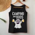 Camping And Boos Cute Ghost Halloween Drinking Beer Women Tank Top Unique Gifts