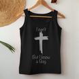 I Can't But I Know A Guy Jesus Cross Christian Women Tank Top Funny Gifts