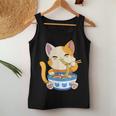 Cat Ramen Kawaii Anime Girls Women Tank Top Unique Gifts
