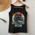 Chantilly-Tiffany Cat Mom Retro Vintage Cats Heartbeat Women Tank Top Unique Gifts