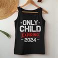 Only Child Expiring 2024 For New Big Brother Or Sister For Sister Women Tank Top Unique Gifts