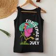 Christmas In July Flamingo Cute Beach Summer Christmas July Women Tank Top Unique Gifts