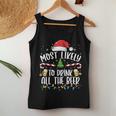 Christmas Most Likely To Drink All The Beer Christmas Women Tank Top Unique Gifts