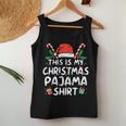 This Is My Christmas Pajama Xmas Pjs Women Women Tank Top Funny Gifts
