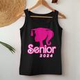 Class Of 2024 Senior Pink Seniors 2024 Girls Women Tank Top Unique Gifts