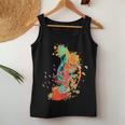 Colorful Treble Clef Music Theory Musician Teacher Birds Women Tank Top Basic Casual Daily Weekend Graphic Funny Gifts