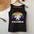 Columbus Georgia - Lgbtq Gay Pride Rainbow Women Tank Top Unique Gifts