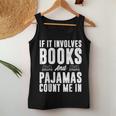 Cool Book Reader For Men Women Bookworm Nerd Books Pajamas Women Tank Top Unique Gifts