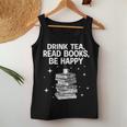 Cool Books For Men Women Tea Book Lovers Reading Bookworm Reading s Women Tank Top Unique Gifts