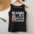 Cool Reading For Men Women Read Books Library Book Lovers Reading s Women Tank Top Unique Gifts