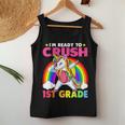 Crush 1St Grade Dabbing Unicorn Back To School Girls Gift Women Tank Top Weekend Graphic Funny Gifts