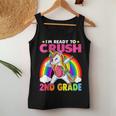Crush 2Nd Grade Dabbing Unicorn Back To School Girls Gift Women Tank Top Weekend Graphic Funny Gifts
