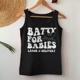 Cute Batty For Babies Labor And Delivery Nurse Halloween Bat Women Tank Top Funny Gifts