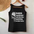 Dads Against Daughters Dating Democrats - Patriotic Skull Women Tank Top Unique Gifts
