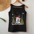 Dog Lovers Finnish Lapphund Santa Hat Ugly Christmas Sweater Women Tank Top Unique Gifts