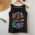 Estrela Mountain Dog Life Is Better With My Dog Mom Dad Women Tank Top Unique Gifts