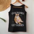 Even Baddies Get Saddies Cat Meme For Women Tank Top Funny Gifts