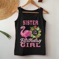 Family Flamingo Matching - Sister Of The Birthday Girl Women Tank Top Unique Gifts
