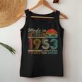 70 Years Old October 1953 Vintage Retro 70Th Birthday Women Tank Top Funny Gifts