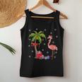 Flamingo Lover Xmas Santa Hat Flamingo Christmas Women Tank Top Personalized Gifts