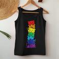 Funny Lgbt Cat Stack Rainbow Gay Pride Gift For Cat Lover Women Tank Top Basic Casual Daily Weekend Graphic Personalized Gifts
