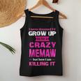 Mother's Day Crazy Memaw Women Tank Top Unique Gifts