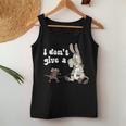 Mouse Walking A Donkey I Don't Give Rats ASs Mouse Women Tank Top Unique Gifts