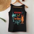 Rocking The Retired Life Summer Retirement Women Tank Top Personalized Gifts
