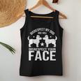 Sarcastic Quote Disrespect My Dog Pet Owner Women Tank Top Unique Gifts