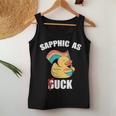 Gay Af Sapphic As Fuck Women Men Lgbt Pride Equality Lesbian Women Tank Top Unique Gifts
