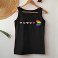 Gay Rainbow Lgbt Hearts Flag Pride Month Ally Men Women Kids Women Tank Top Unique Gifts