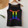 Gemini Lgbt Zodiac Sign Lgbt Rainbow Pride Gay Women Tank Top Unique Gifts