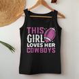 This Girl Loves Her Cowboys Women Tank Top Personalized Gifts
