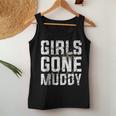 Girls Gone Muddy Distressed Mud Running Muddy Quad Biker Women Tank Top Unique Gifts