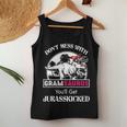 Gram Grandma Gift Dont Mess With Gramsaurus Women Tank Top Weekend Graphic Funny Gifts