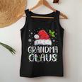Grandma Claus Xmas Santa Matching Family Christmas Pajamas Women Tank Top Funny Gifts